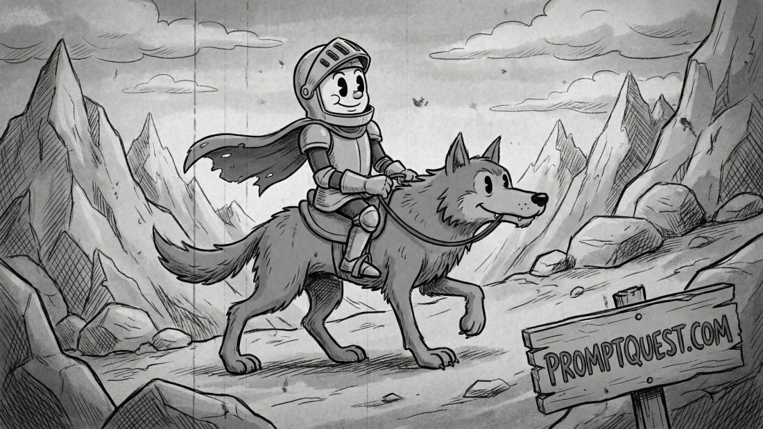 Old Mickey Mouse movie style